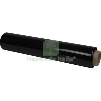 6PZ Film Estensibile Nero MY 23 H.CM 50 KG 2,2 CA — Teli e film di protezione — rif. FERX.VIR8310104