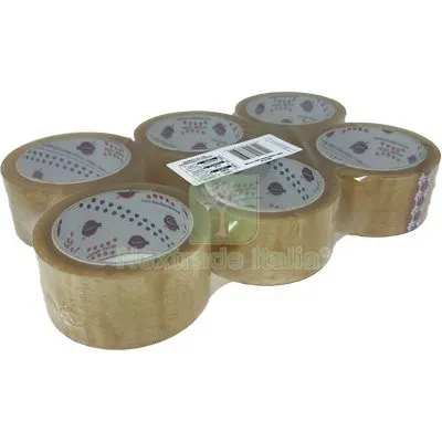 36PZ Nastro Imballo Trasparente PP 30 Eurocel PPL MM 50 ML 66 L MT 66 — Misurazione e taglio manuale — rif. FERX.VIR8312123