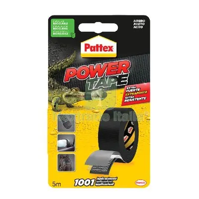 3PZ NASTRO ALTA RESISTENZA POWER TAPE PATTEX NERO MM 50 ML 5 Colore Nero L MT 5 — Adesivi e sigillanti — rif. FERX.VIR8312211 3PZ NASTRO ALTA RESISTENZA POWER TAPE PATTEX NERO MM 50 ML 5 Colore Nero L MT 5 — Adesivi e sigillanti — rif. FERX.VIR8312211