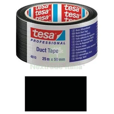 6PZ Nastro Alta Resistenza Duct Tape 4610 Tesa Nero MM 50 ML 25 Colore Nero L MT 25 — Casalinghi e organizzazione — rif. FERX.VIR8312231 6PZ Nastro Alta Resistenza Duct Tape 4610 Tesa Nero MM 50 ML 25 Colore Nero L MT 25 — Casalinghi e organizzazione — rif. FERX.VIR8312231