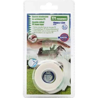 18PZ Nastro Biadesivo 771 Fissaforte Eurocel MM 19 ML 1,5 L MT 1,5 — Adesivi e sigillanti — rif. FERX.VIR8312519 18PZ Nastro Biadesivo 771 Fissaforte Eurocel MM 19 ML 1,5 L MT 1,5 — Adesivi e sigillanti — rif. FERX.VIR8312519