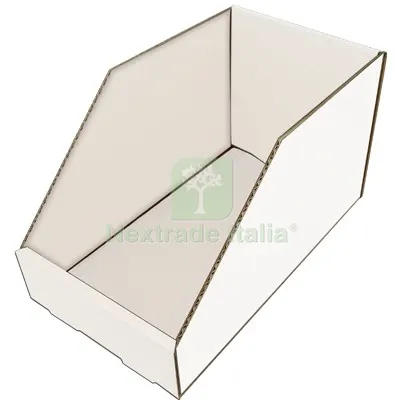 10PZ Contenitore Bocca Lupo Cartone Bianco Idrorepellente MM 200X350 H.MM 200 — Casalinghi e organizzazione — rif. FERX.VIR8312699