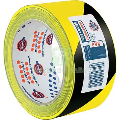 2PZ Nastro Segnaletico Adesivo 350 GN Eurocel PVC Giallo/Nero MM 50 ML 66 L MT 66 — Utensili e segnaletica — rif. FERX.VIR8313011 2PZ Nastro Segnaletico Adesivo 350 GN Eurocel PVC Giallo/Nero MM 50 ML 66 L MT 66 — Utensili e segnaletica — rif. FERX.VIR8313011