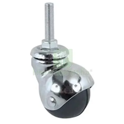 4PZ Ruota Sferica Girevole Perno Filettato 165B AVO A/Zincr/Gomma MM 8X30 D.MM 30 KG 20 Mxmm 8x30 — Bulloni, dadi e rondelle — rif. FERX.VIR8323263 4PZ Ruota Sferica Girevole Perno Filettato 165B AVO A/Zincr/Gomma MM 8X30 D.MM 30 KG 20 Mxmm 8x30 — Bulloni, dadi e rondelle — rif. FERX.VIR8323263