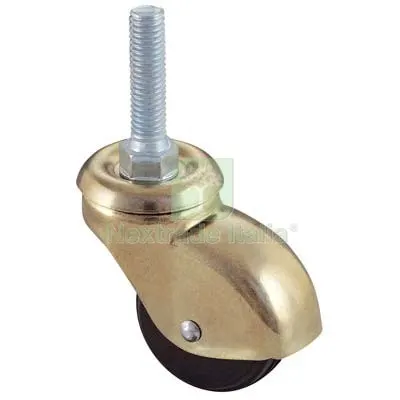 4PZ Ruota Sferica Girevole Perno Filettato 210B AVO A/Ottonato/Gomma D.MM 35X18 F.MA 8X30 KG 15 Mxmm 8x35 — Bulloni, dadi e rondelle — rif. FERX.VIR8323275 4PZ Ruota Sferica Girevole Perno Filettato 210B AVO A/Ottonato/Gomma D.MM 35X18 F.MA 8X30 KG 15 Mxmm 8x35 — Bulloni, dadi e rondelle — rif. FERX.VIR8323275