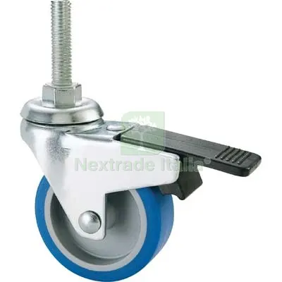 4PZ RUOTA A FORCELLA GIREV+FERMO PERNO FIL 221BISB AVO A/ZINCR/GOMMA BLU F.MA 8X30 D.MM 50X18 KG 20 MXMM 8x30 — Ferramenta per legno e mobili — rif. FERX.VIR8323290 4PZ RUOTA A FORCELLA GIREV+FERMO PERNO FIL 221BISB AVO A/ZINCR/GOMMA BLU F.MA 8X30 D.MM 50X18 KG 20 MXMM 8x30 — Ferramenta per legno e mobili — rif. FERX.VIR8323290