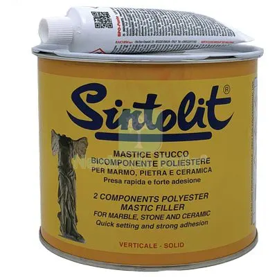 STUCCO MARMO VERTICALE SINTOLIT BIANCO ML 750 Colore Bianco — Stucchi e rasanti — rif. FERX.VIR8338002