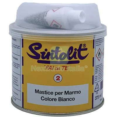 Stucco Marmo FAI da TE Sintolit Bianco ML 375 Colore Bianco GR 375 — Stucchi e rasanti — rif. FERX.VIR8338006 Stucco Marmo FAI da TE Sintolit Bianco ML 375 Colore Bianco GR 375 — Stucchi e rasanti — rif. FERX.VIR8338006