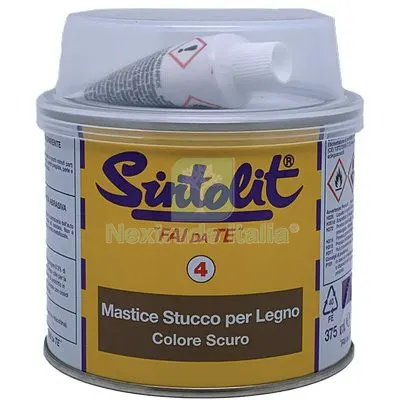 STUCCO LEGNO FAI DA TE SINTOLIT SCURO GR 375 Colore Scuro — Stucchi e rasanti — rif. FERX.VIR8338007