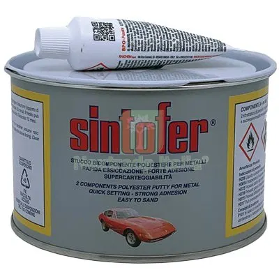STUCCO CARROZZERIA SINTOFER ML 500 Colore Grigio — Stucchi e rasanti — rif. FERX.VIR8338010