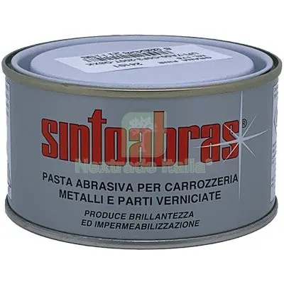 3PZ PASTA ABRASIVA SINTOABRAS BIANCA GRANA FINE ML. 175 ML 175 — Cere e finiture legno — rif. FERX.VIR8338060 3PZ PASTA ABRASIVA SINTOABRAS BIANCA GRANA FINE ML. 175 ML 175 — Cere e finiture legno — rif. FERX.VIR8338060