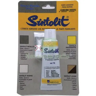 2PZ STUCCO METALLO FAI DA TE SELF SINTOLIT ML 75 — Stucchi e rasanti — rif. FERX.VIR8338065