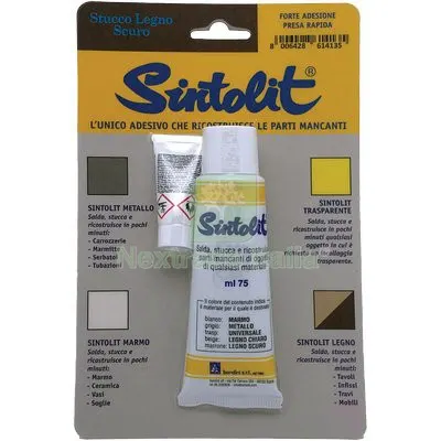 2PZ STUCCO LEGNO FAI DA TE SELF SINTOLIT SCURO ML 75 Colore Scuro — Stucchi e rasanti — rif. FERX.VIR8338067