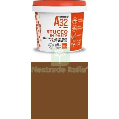 6PZ STUCCO PASTA LEGNO A32 K2 RASABEN MOGANO KG 0,5 Colore Mogano — Stucchi e rasanti — rif. FERX.VIR8339923