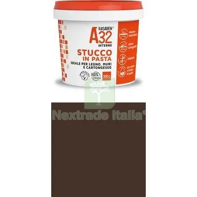 6PZ STUCCO PASTA LEGNO A32 K2 RASABEN WENGE' KG 0,5 Colore Wengè — Stucchi e rasanti — rif. FERX.VIR8339927