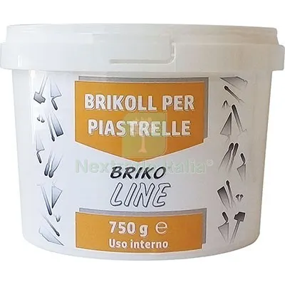 12PZ COLLANTE MAIOLICHE PASTA BRIKO LINE KG 0,750 GR 750 — Cere e finiture legno — rif. FERX.VIR8340063 12PZ COLLANTE MAIOLICHE PASTA BRIKO LINE KG 0,750 GR 750 — Cere e finiture legno — rif. FERX.VIR8340063