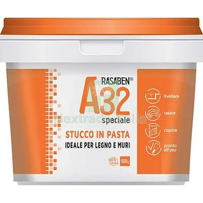 24PZ STUCCO PASTA LEGNO MURO A32 K2 RASABEN KG 0,5 — Stucchi e rasanti — rif. FERX.VIR8340079