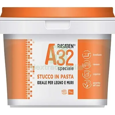 12PZ STUCCO PASTA LEGNO MURO A32 K2 RASABEN KG 1 — Stucchi e rasanti — rif. FERX.VIR8340080 12PZ STUCCO PASTA LEGNO MURO A32 K2 RASABEN KG 1 — Stucchi e rasanti — rif. FERX.VIR8340080