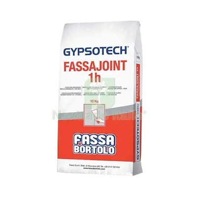 2PZ Stucco Cartongesso Fassajoint 1H Fassa Bortolo Bianco KG 5 — Isolanti e reti — rif. FERX.VIR8340180 2PZ Stucco Cartongesso Fassajoint 1H Fassa Bortolo Bianco KG 5 — Isolanti e reti — rif. FERX.VIR8340180