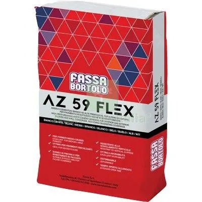 5PZ Collante Maioliche Polvere AZ 59 Flex Fassa Bianco KG 5 — Decorativi e effetti — rif. FERX.VIR8340185