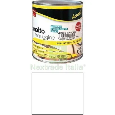 6PZ SMALTO ANTIRUGGINE WORKIT BIANCO OPACO ML 750 — Vernici e smalti — rif. FERX.VIR8340201 6PZ SMALTO ANTIRUGGINE WORKIT BIANCO OPACO ML 750 — Vernici e smalti — rif. FERX.VIR8340201
