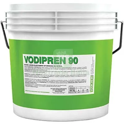 GUAINA LIQUIDA VODIPREN 90 VODICHEM NERO KG 18 — Impermeabilizzanti e idrofughi — rif. FERX.VIR8340723 GUAINA LIQUIDA VODIPREN 90 VODICHEM NERO KG 18 — Impermeabilizzanti e idrofughi — rif. FERX.VIR8340723