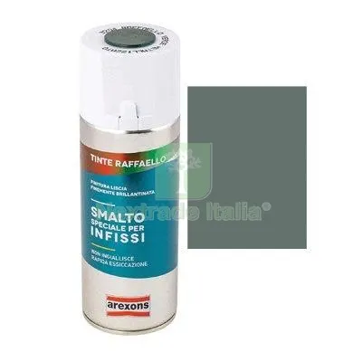 6PZ Smalto Spray Tinta Raffaello Arexons 3201 Grigio Metallizzato ML 400 — Bombolette e vernici spray — rif. FERX.VIR8350032 6PZ Smalto Spray Tinta Raffaello Arexons 3201 Grigio Metallizzato ML 400 — Bombolette e vernici spray — rif. FERX.VIR8350032