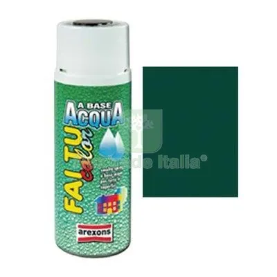 6PZ Smalto Spray FAI TU Color Base Acqua Arexons Verde Muschio Lucido ML 400 — Bombolette e vernici spray — rif. FERX.VIR8350093 6PZ Smalto Spray FAI TU Color Base Acqua Arexons Verde Muschio Lucido ML 400 — Bombolette e vernici spray — rif. FERX.VIR8350093