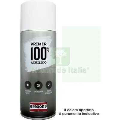 6PZ Fondo Spray Acril Color Aggrappante Arexons x Plastica ML 400 — Bombolette e vernici spray — rif. FERX.VIR8350105 6PZ Fondo Spray Acril Color Aggrappante Arexons x Plastica ML 400 — Bombolette e vernici spray — rif. FERX.VIR8350105
