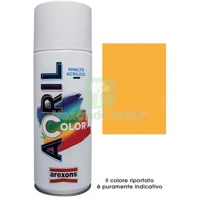 6PZ Smalto Spray Acril Color Arexons Giallo Segnale RAL 1003 ML 400 — Bombolette e vernici spray — rif. FERX.VIR8350107 6PZ Smalto Spray Acril Color Arexons Giallo Segnale RAL 1003 ML 400 — Bombolette e vernici spray — rif. FERX.VIR8350107