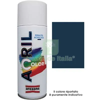 6PZ Smalto Spray Acril Color Arexons Blu Zaffiro RAL 5003 ML 400 — Bombolette e vernici spray — rif. FERX.VIR8350109 6PZ Smalto Spray Acril Color Arexons Blu Zaffiro RAL 5003 ML 400 — Bombolette e vernici spray — rif. FERX.VIR8350109