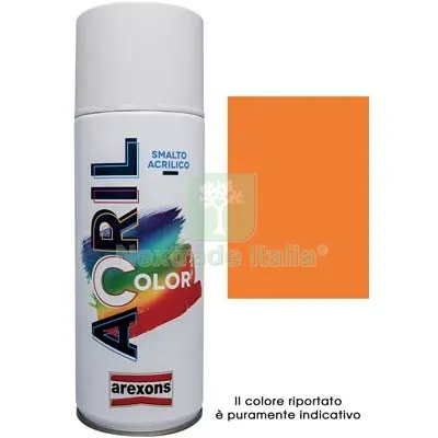 6PZ Smalto Spray Acril Color Arexons Arancio Giallo RAL 2000 ML 400 — Bombolette e vernici spray — rif. FERX.VIR8350113 6PZ Smalto Spray Acril Color Arexons Arancio Giallo RAL 2000 ML 400 — Bombolette e vernici spray — rif. FERX.VIR8350113