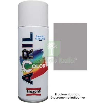 6PZ Smalto Spray Acril Color Arexons Alluminio RAL 9006 ML 400 Colore Alluminio — Bombolette e vernici spray — rif. FERX.VIR8350114