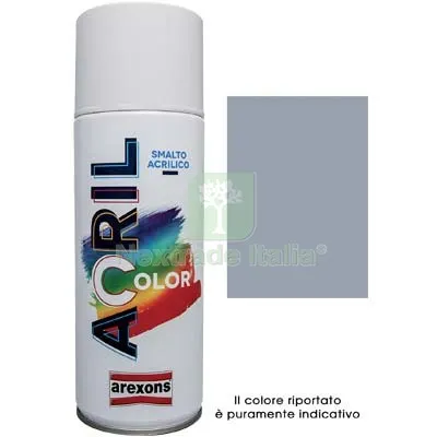 6PZ Smalto Spray Acril Color Arexons Grigio Finestra RAL 7040 ML 400 — Bombolette e vernici spray — rif. FERX.VIR8350125 6PZ Smalto Spray Acril Color Arexons Grigio Finestra RAL 7040 ML 400 — Bombolette e vernici spray — rif. FERX.VIR8350125