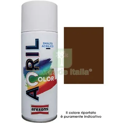 6PZ Smalto Spray Acril Color Arexons Marrone Noce RAL 8011 ML 400 — Bombolette e vernici spray — rif. FERX.VIR8350128 6PZ Smalto Spray Acril Color Arexons Marrone Noce RAL 8011 ML 400 — Bombolette e vernici spray — rif. FERX.VIR8350128
