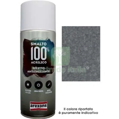 6PZ Smalto Spray 100% Acrilico Antichizzante Arexons Grigio Peltro ML 400 — Bombolette e vernici spray — rif. FERX.VIR8350146 6PZ Smalto Spray 100% Acrilico Antichizzante Arexons Grigio Peltro ML 400 — Bombolette e vernici spray — rif. FERX.VIR8350146