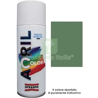 6PZ Smalto Spray Acril Color Arexons Verde Reseda RAL 6011 ML 400 — Bombolette e vernici spray — rif. FERX.VIR8350166 6PZ Smalto Spray Acril Color Arexons Verde Reseda RAL 6011 ML 400 — Bombolette e vernici spray — rif. FERX.VIR8350166