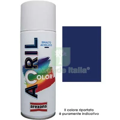 6PZ Smalto Spray Acril Color Arexons Blu Cobalto RAL 5013 ML 400 — Bombolette e vernici spray — rif. FERX.VIR8350172 6PZ Smalto Spray Acril Color Arexons Blu Cobalto RAL 5013 ML 400 — Bombolette e vernici spray — rif. FERX.VIR8350172