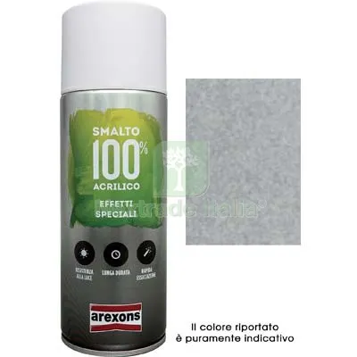 6PZ Smalto Spray 100% Acrilico Diamantato Arexons Grigio ML 400 Colore Grigio — Bombolette e vernici spray — rif. FERX.VIR8350173 6PZ Smalto Spray 100% Acrilico Diamantato Arexons Grigio ML 400 Colore Grigio — Bombolette e vernici spray — rif. FERX.VIR8350173