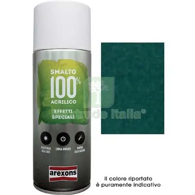 6PZ Smalto Spray 100% Acrilico Diamantato Arexons Verde Petrolio ML 400 — Bombolette e vernici spray — rif. FERX.VIR8350177 6PZ Smalto Spray 100% Acrilico Diamantato Arexons Verde Petrolio ML 400 — Bombolette e vernici spray — rif. FERX.VIR8350177