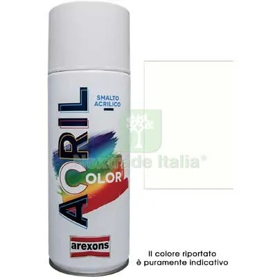 6PZ Smalto Spray Acril Color Arexons Bianco Perla RAL 1013 ML 400 Colore Avorio Perla — Bombolette e vernici spray — rif. FERX.VIR8350178 6PZ Smalto Spray Acril Color Arexons Bianco Perla RAL 1013 ML 400 Colore Avorio Perla — Bombolette e vernici spray — rif. FERX.VIR8350178