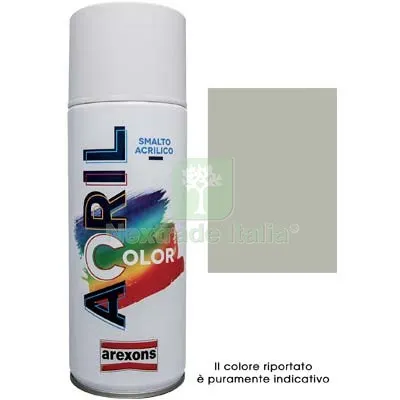 6PZ SMALTO SPRAY ACRIL COLOR AREXONS GRIGIO SILICEO RAL 7032 ML 400 — Bombolette e vernici spray — rif. FERX.VIR8350180