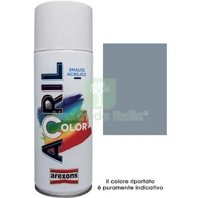 6PZ Smalto Spray Acril Color Arexons Grigio Argento RAL 7001 ML 400 — Bombolette e vernici spray — rif. FERX.VIR8350182 6PZ Smalto Spray Acril Color Arexons Grigio Argento RAL 7001 ML 400 — Bombolette e vernici spray — rif. FERX.VIR8350182
