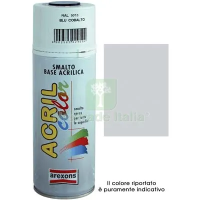 6PZ Smalto Spray Acril Color Arexons Grigio Chiaro RAL 7035 ML 400 — Bombolette e vernici spray — rif. FERX.VIR8350184