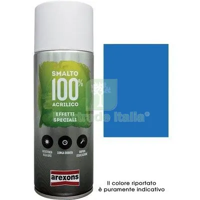 6PZ Smalto Spray 100% Acrilico Fluorescente Arexons Blu ML 400 Colore Blu — Bombolette e vernici spray — rif. FERX.VIR8350191 6PZ Smalto Spray 100% Acrilico Fluorescente Arexons Blu ML 400 Colore Blu — Bombolette e vernici spray — rif. FERX.VIR8350191