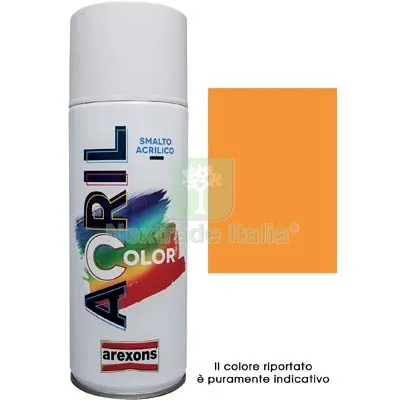 6PZ Smalto Spray Acril Color Arexons Giallo Cromo RAL 1007 ML 400 — Bombolette e vernici spray — rif. FERX.VIR8350196 6PZ Smalto Spray Acril Color Arexons Giallo Cromo RAL 1007 ML 400 — Bombolette e vernici spray — rif. FERX.VIR8350196