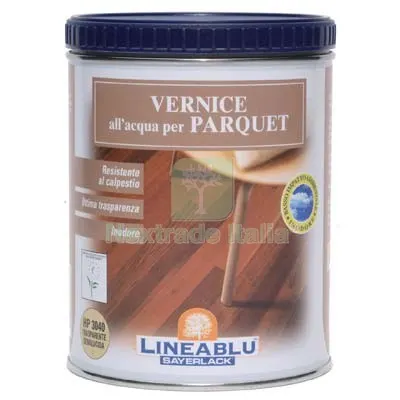 Vernice Acqua Parquet Lineablu Sayerlack HP3040 Trasparente Semilucido ML 750 — Vernici e smalti — rif. FERX.VIR8350334 Vernice Acqua Parquet Lineablu Sayerlack HP3040 Trasparente Semilucido ML 750 — Vernici e smalti — rif. FERX.VIR8350334