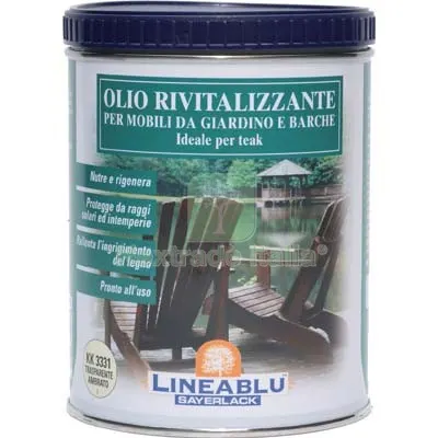 OLIO RIVITALIZZANTE MOBILI LINEABLU SAYERLACK KK3331 TRASPARENTE AMBRATO ML 750 — Misurazione e taglio manuale — rif. FERX.VIR8350363