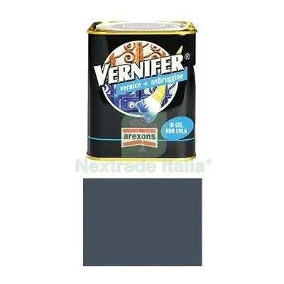 Smalto Antiruggine Vernifer Arexons 4876 Grigio Scuro Brillante ML 750 — Vernici e smalti — rif. FERX.VIR8359818 Smalto Antiruggine Vernifer Arexons 4876 Grigio Scuro Brillante ML 750 — Vernici e smalti — rif. FERX.VIR8359818