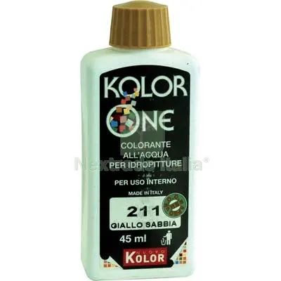 12PZ TONALIZZATORE ACQUA KOLORONE 211 GIALLO SABBIA ML 45 — Tonalizzatori e finiture legno — rif. FERX.VIR8360403 12PZ TONALIZZATORE ACQUA KOLORONE 211 GIALLO SABBIA ML 45 — Tonalizzatori e finiture legno — rif. FERX.VIR8360403